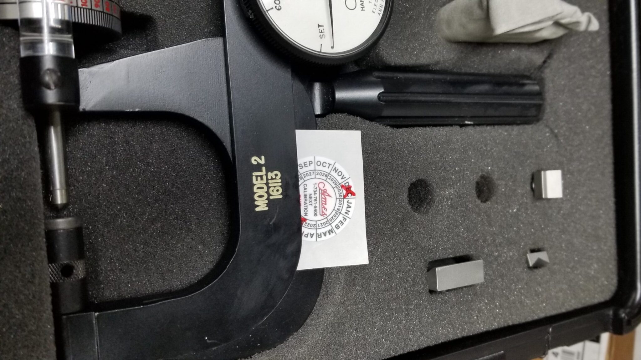 Ames Rockwell Hardness Tester Accuracy checks